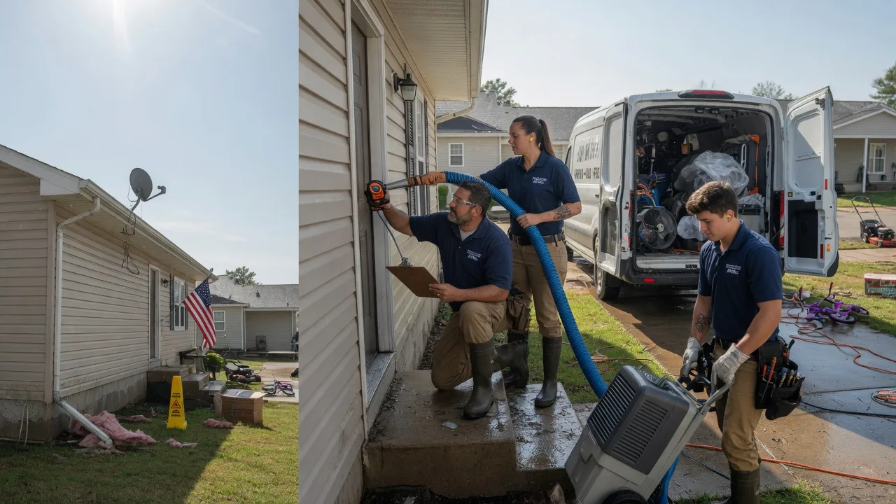 Ceiling Water Damage Restoration in Capron, IL near me